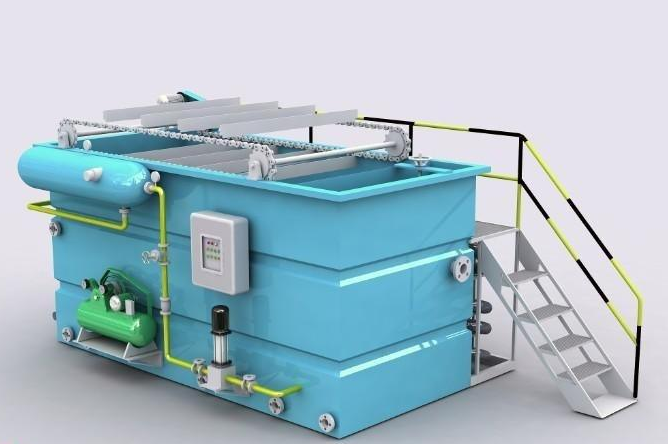 氣浮機選型，溶氣氣浮機，溶氣氣浮機定制-樂中環(huán)保